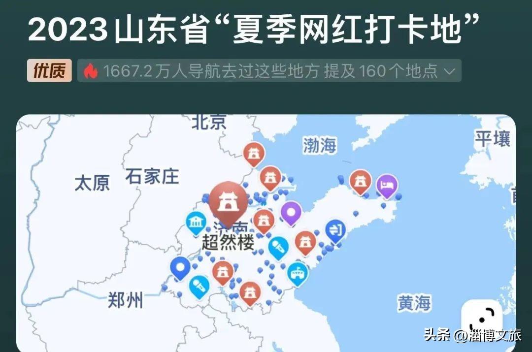 有颜值、有内涵,山东发布夏季网红打卡地。淄博这10家,你都去过几家?